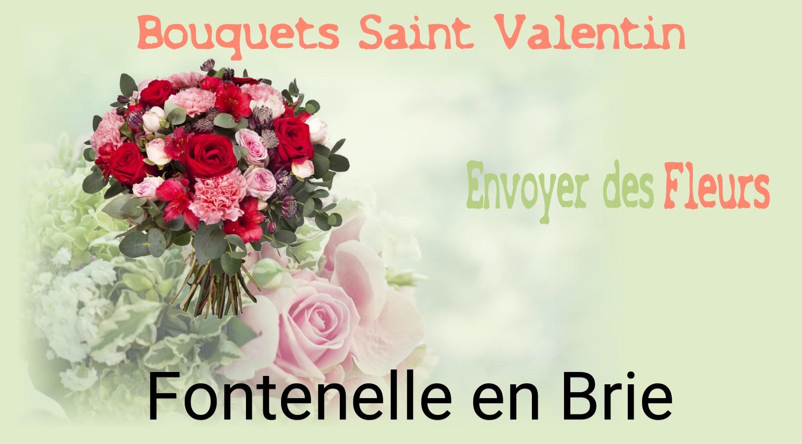 Roses de Saint-Valentin livrées à Fontenelle-en-Brie